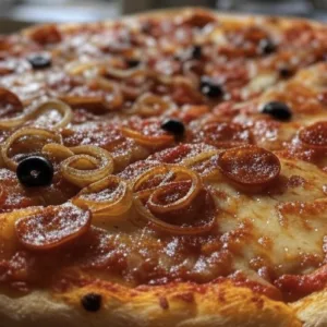 Pizza chorizo de pizza mania saint yrieix la perche