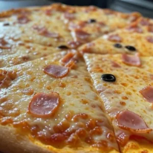 Pizza au jambon