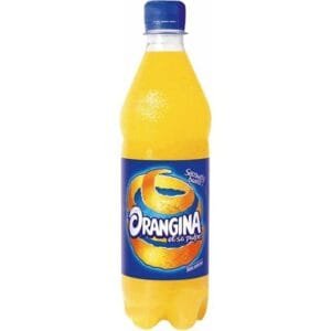 Orangina disponible chez Pizza Mania à Saint-Yrieix-la-Perche en bouteille de 50cl.