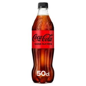 Coca-Cola Zero disponible chez Pizza Mania à Saint-Yrieix-la-Perche en bouteille de 50cl.