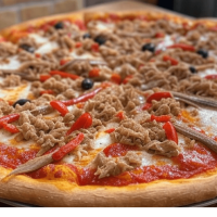 Pizza Marina de Pizza Mania à Saint-Yrieix-la-Perche - un voyage gustatif au cœur de la mer à déguster sur place ou à emporter.