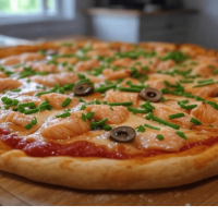 Pizza Saumon de Pizza Mania à Saint-Yrieix-la-Perche - une touche raffinée et gourmande à déguster sur place ou à emporter.